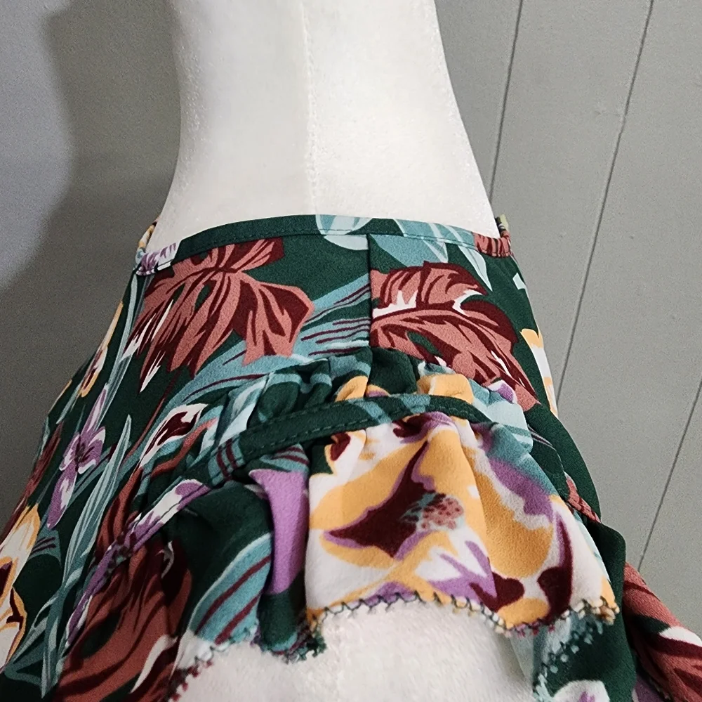 Loft Floral Print Blouse Tank Top - Picture 6 of 13